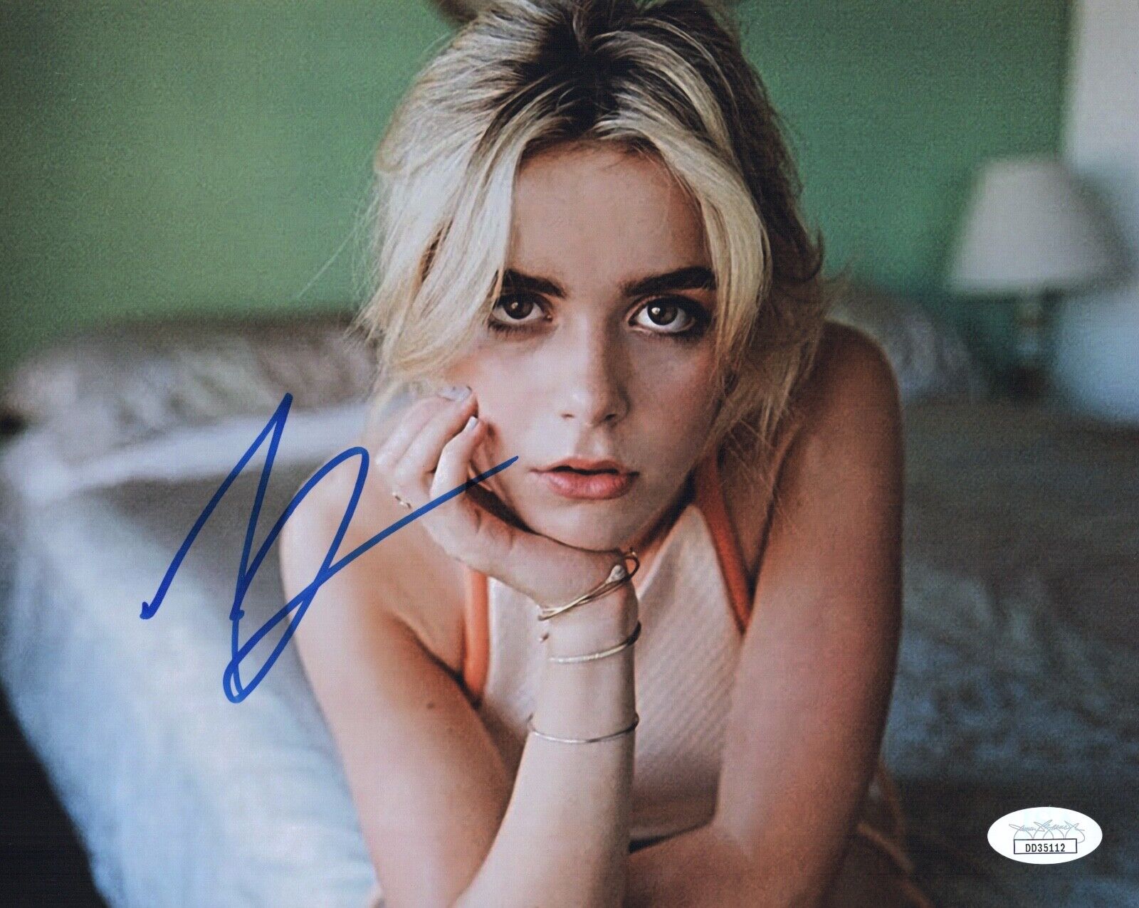 KIERNAN SHIPKA Signed 8x10 Chilling Adventures SABRINA Teenage Witch JSA COA