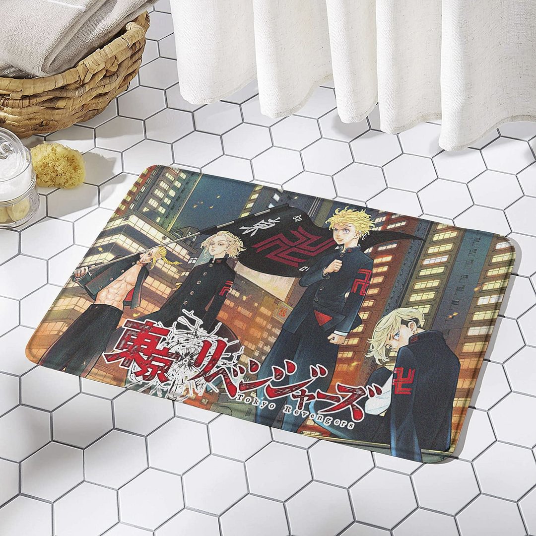 Tokyo Revengers Rug Mat Non-slip Floor Mats for Indoor Home Decoration