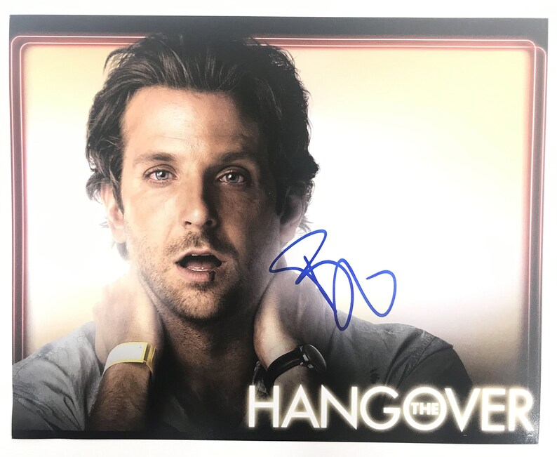 Bradley Cooper Signed Autographed The Hangover