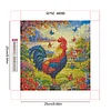 Framed Diamond Painting - Full Round Drill - Chicken (25x25cm)