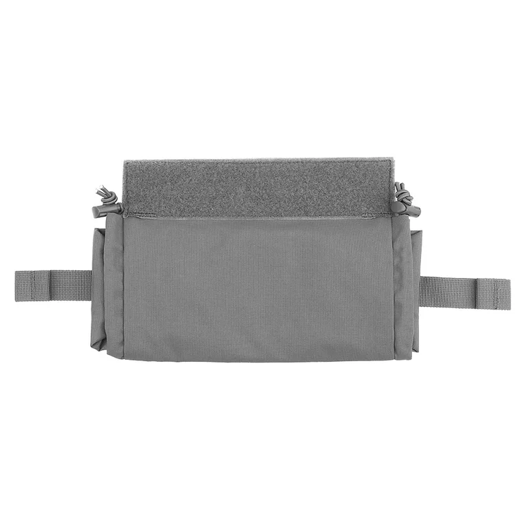 Nylon Medical Bag Expansion Outdoor Chest Bags for Hiking Camping (Wolf Grey)