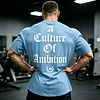 Oversize Cotton A Culture Of Ambition Graphic T-Shirt by Inlyline