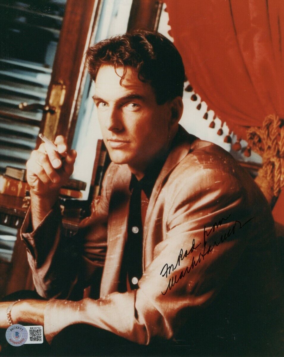 Mark Harmon Signed Autographed 8X10 Photo Poster painting Vintage Smoking BAS BB59754