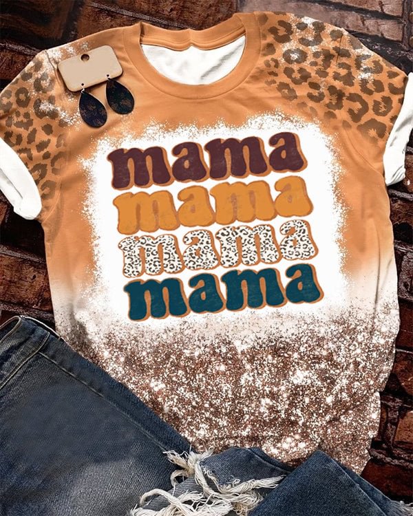 MAMA Bleached T-Shirt