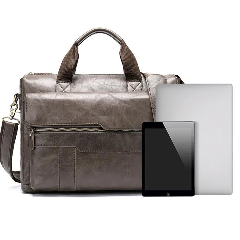Mens Large Capacity Classic Business Travel Breifcase