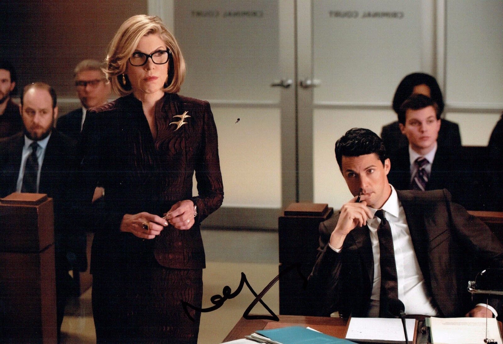 Matthew GOODE SIGNED Autograph 12x8 Photo Poster painting A AFTAL COA The Good Wife