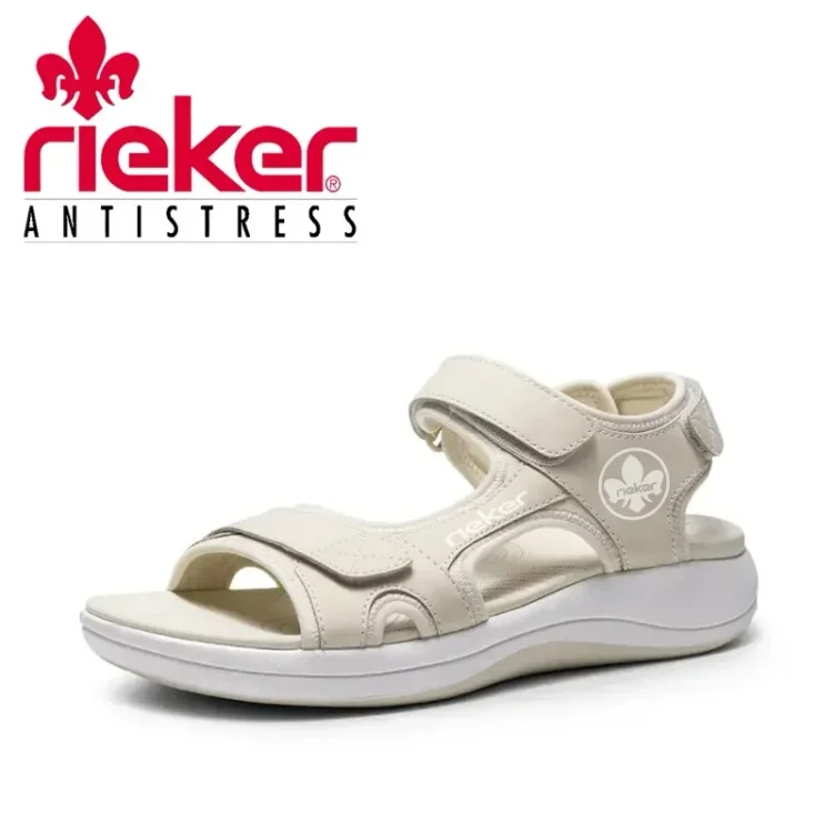 &Scaron;portni sandali RIEKER@2025 z masažnim vložkom in ježkom