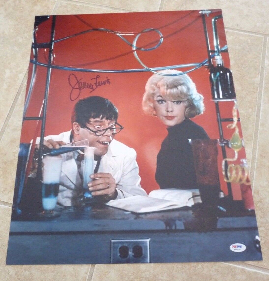 Jerry Lewis The Nutty Professor Signed Autographed 16x20 Photo Poster painting PSA Certified