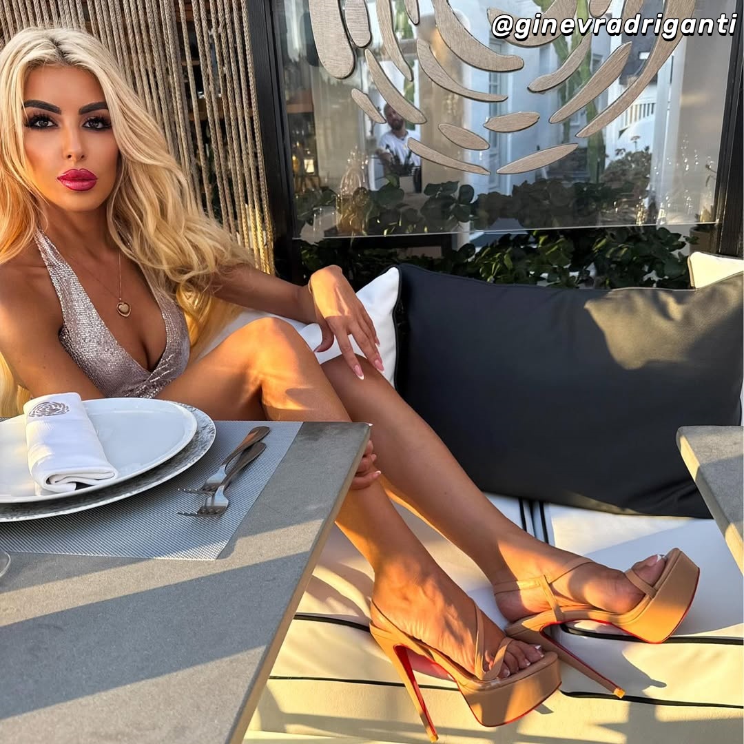 150mm  Spotlight Wavy Straps Sandals Red Bottom Stilettos High Heel Sandals Platform