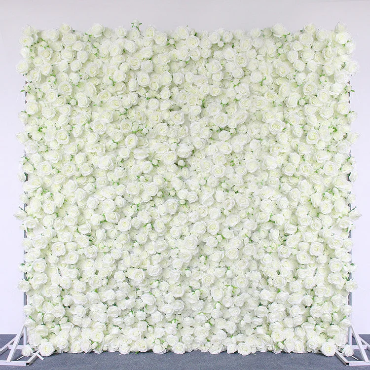 A610 A7071 A7447 White Cloth Flower Wall Wedding Decor Props