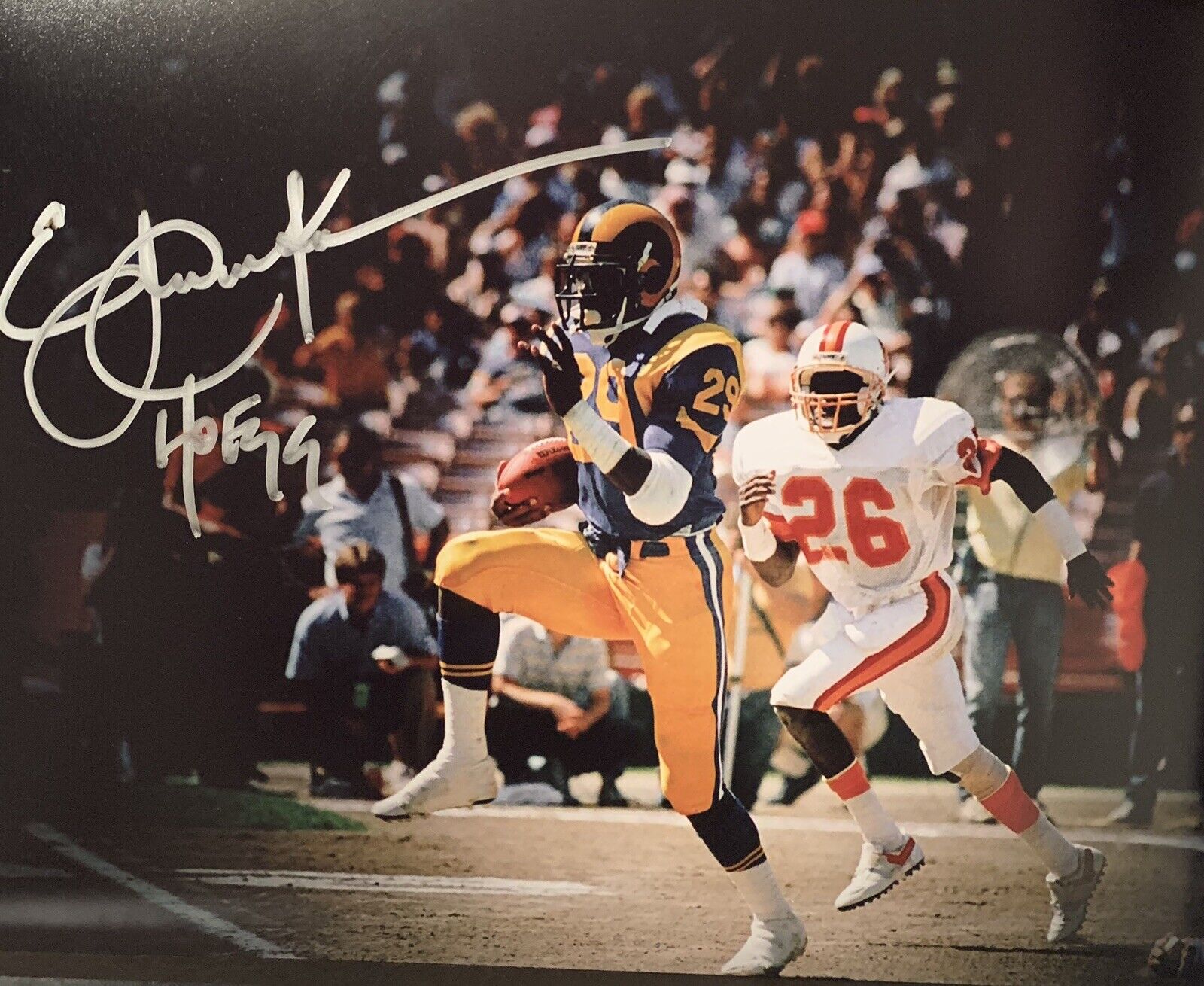 eric dickerson Signed 11x14 Photo Poster painting Pic Auto