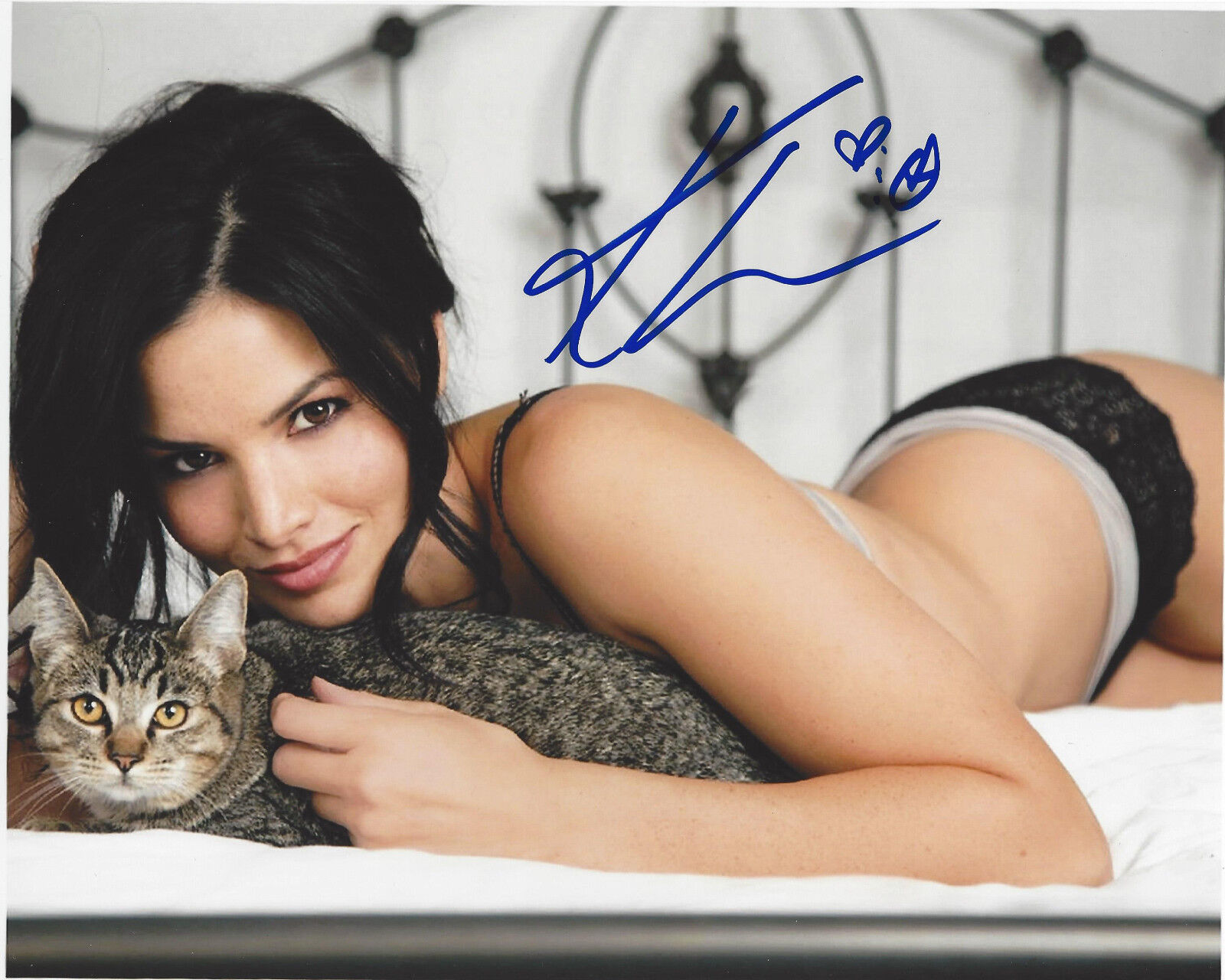 KATRINA LAW SIGNED AUTHENTIC 'SPARTACUS' 8X10 Photo Poster painting C w/COA ACTRESS ARROW