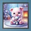 Diamond Painting-DIY Full Round Drill Pig And Bear Toy