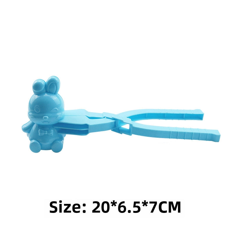Children’s Winter Outdoor Toy Snow Clip Snowball Fight Artifact Snowflake Love Snowball Clip Play Snow Toy Sand Mold