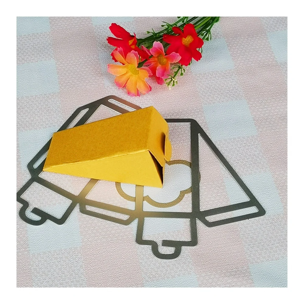 Ice Cream Shape Gift Box Dies Scrapbooking Stencil Template for DIY Embossing Paper Photo Album Greeting Gift Cards New Dies Cut