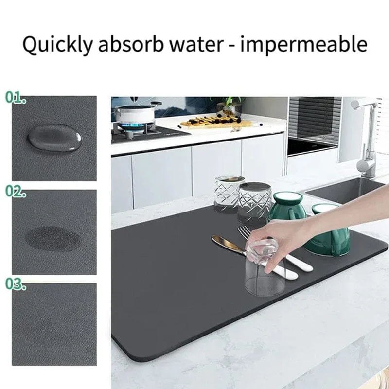 Kitchen Super Absorbent Draining Mat   0c44d8caefcf19330526266e420cefb5 1080x 