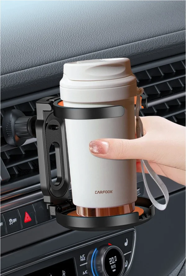 Car Cup Holder Multifunctional Foldable Car Air Outlet Beverage Holder
