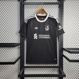 2025/2026 Liverpool Goalkeeper Black Soccer Jersey 1:1 Thai Quality