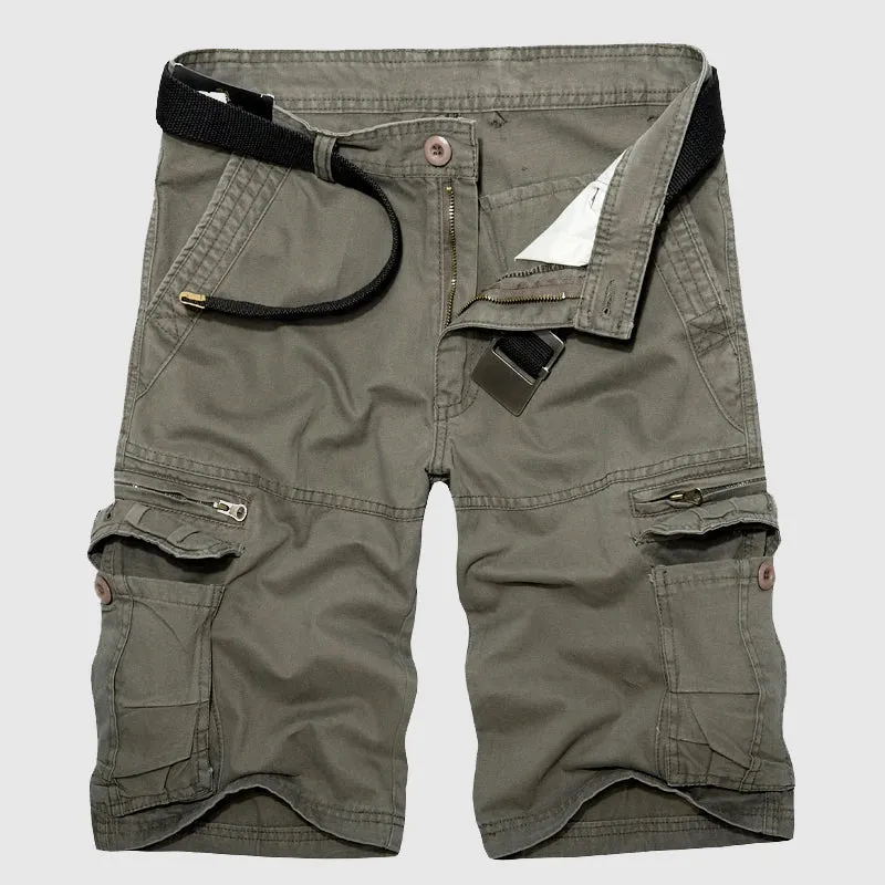 Men's Cotton Cargo Shorts &ndash; Explorer Zip-Pocket Summer Shorts &ndash; view 2