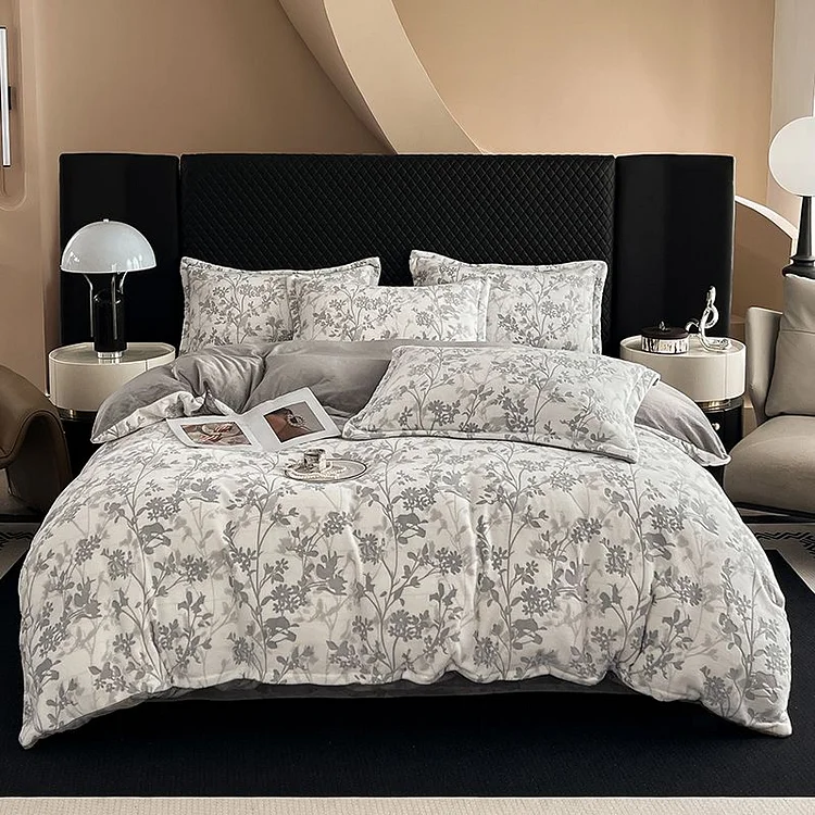 3pcs Luxurious Fashion Print Duvet Cover Set - Zipper Closure, Includes 1 Duvet Cover & 2 Pillow Sham, No Comforter