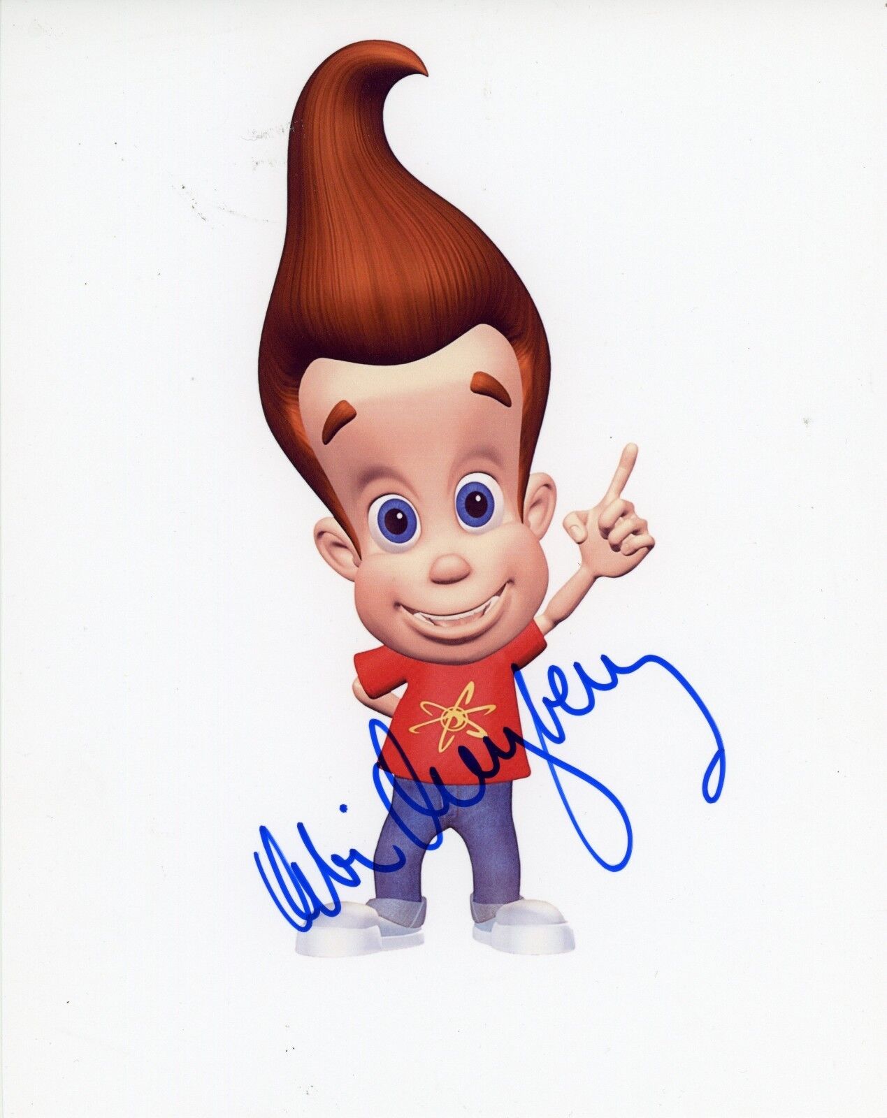 ~~DEBI DERRYBERRY Authentic Hand-Signed JIMMY NEUTRON: BOY GENIUS