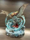Pidgeot Blizzard Scene - Pokemon Resin Statue - Monster Studios