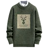 Men's Vintage Deer Print Sweaters