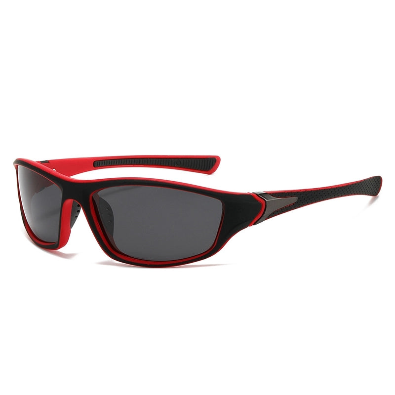 Casual Color Block Tac Biker Full Frame Men’s Sunglasses