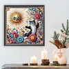 Funny Cat - Special Shaped Diamond Painting - 30*30CM