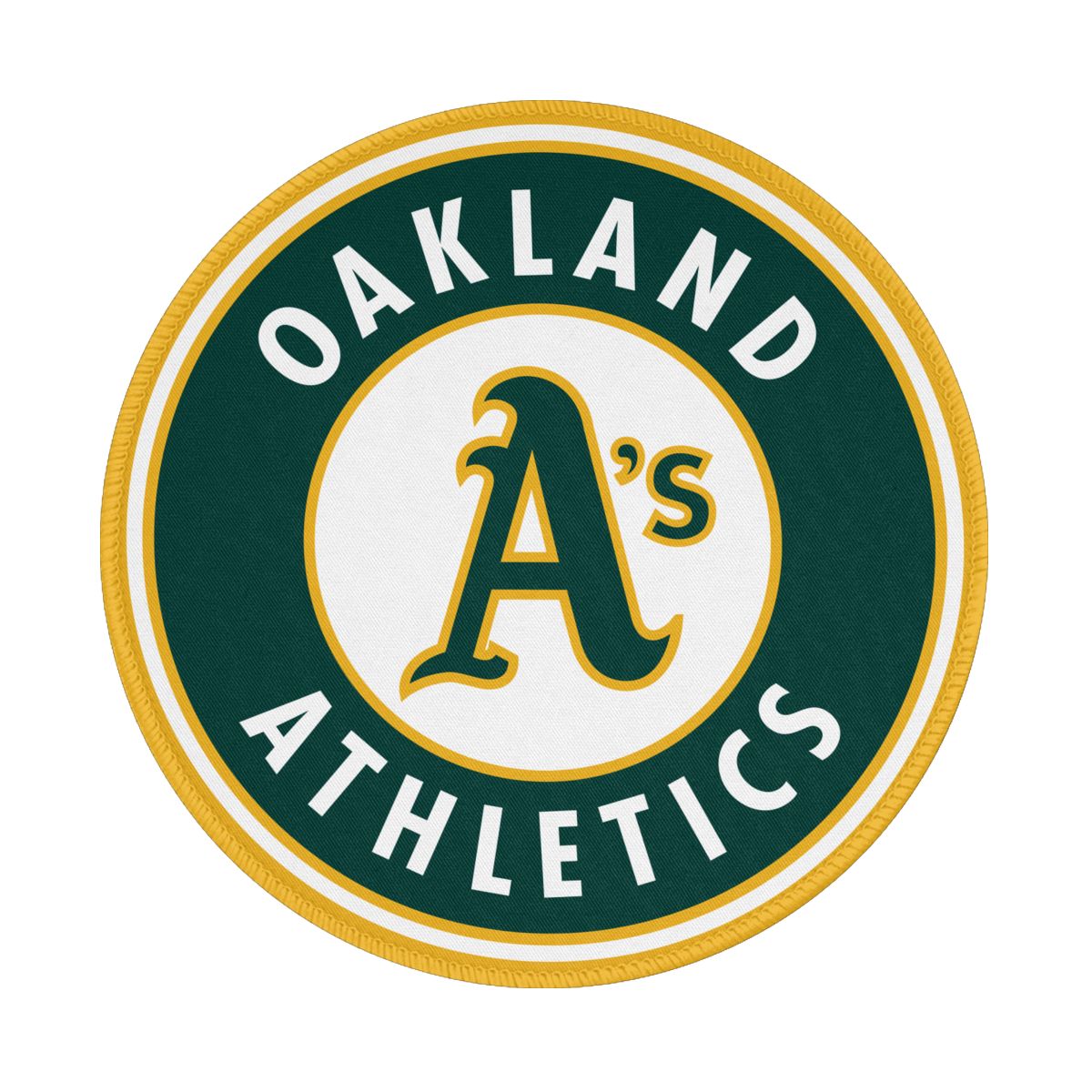 Oakland Athletics Gaming Round Mousepad for Computer Laptop
