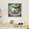 Elf Girl-11CT Stamped Cross Stitch 50*50cm/19.69*19.69in