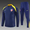 2025/2026 Player Edition Atletico Madrid blue Training Jersey Football Shirt 1:1 Thai Quality Set