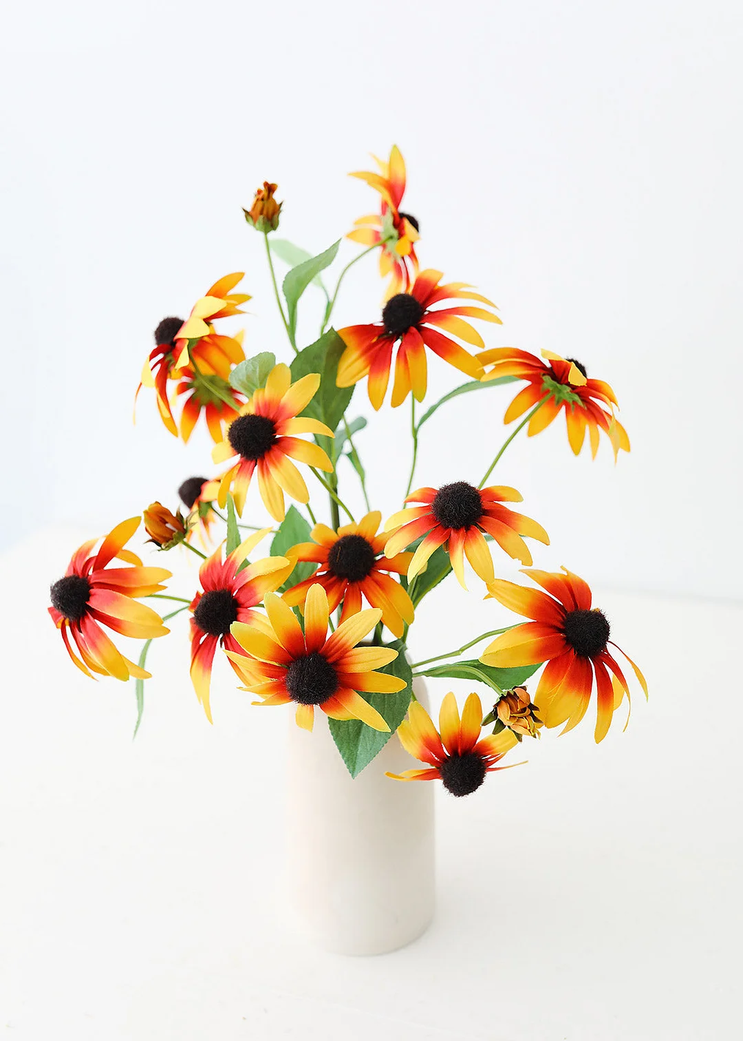 Flame Fake Black-Eyed Susan Wildflowers - 20"