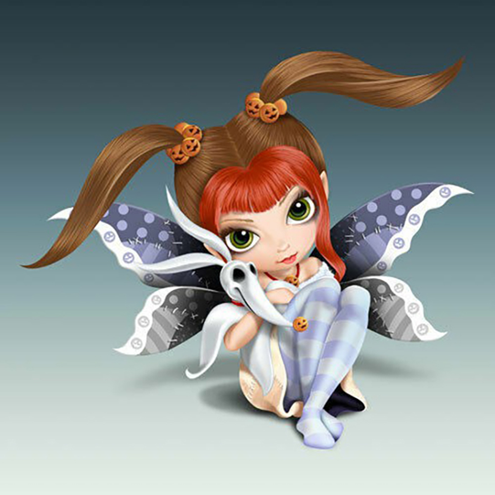 

Flower Fairy - Round Drill Diamond Painting - 30*30CM, 501 Original