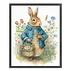 Rabbit Full Stamped Cross Stitch 11CT 3-Strand 40x50cm
