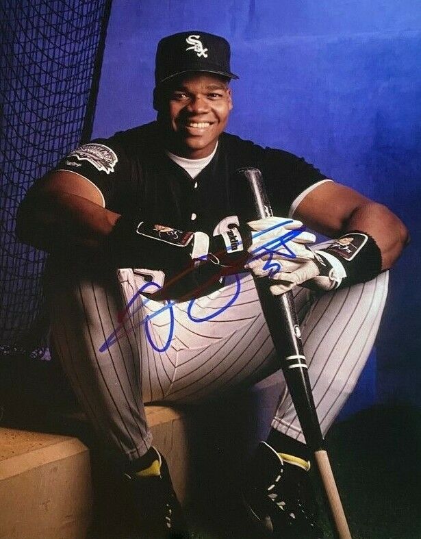 Frank Thomas signed autographed 11x14 Photo Poster painting White Sox Hall of Fame IN PERSON