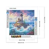 (40*40cm)Lighthouse - Full Round Drill Diamond Painting