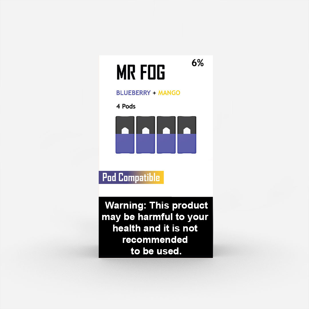 MR FOG PODS PACK OF 4 Blueberry Mango