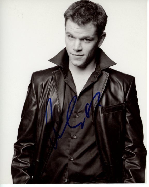 MATT DAMON signed autographed Photo Poster painting