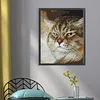 Angry Cat-14CT Stamped Cross Stitch 25*30cm/9.84*11.81in tapestrymarket