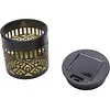 Decorative Solar Mandala Lights Waterproof Solar Powered Deck Step Wall Lights for Garden Post Patio Backyard Yard Decor