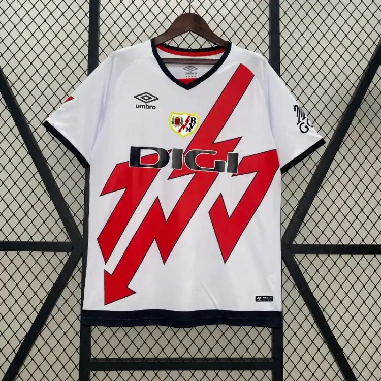 2024-2025 Rayo Vallecano Home Football Shirt