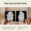 12Pcs DIY Pearl Painting Goblin for Home Wall Decor(15x15cm)