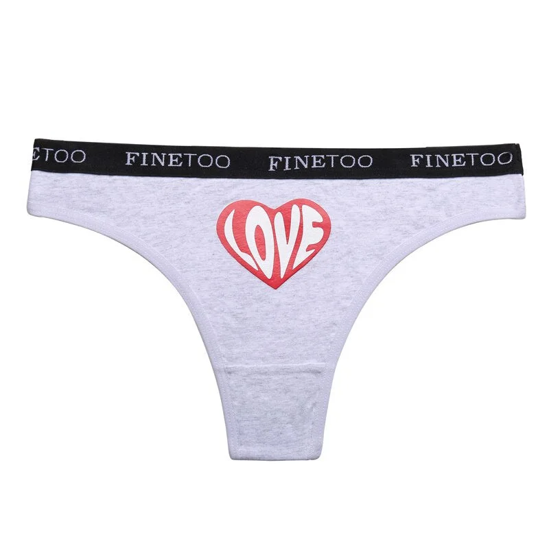 Front Heart Pattern Panties Women Cotton Underwear Sexy Briefs Panties Female Underpants Intimates Lingerie Ladies Cotton Pantys