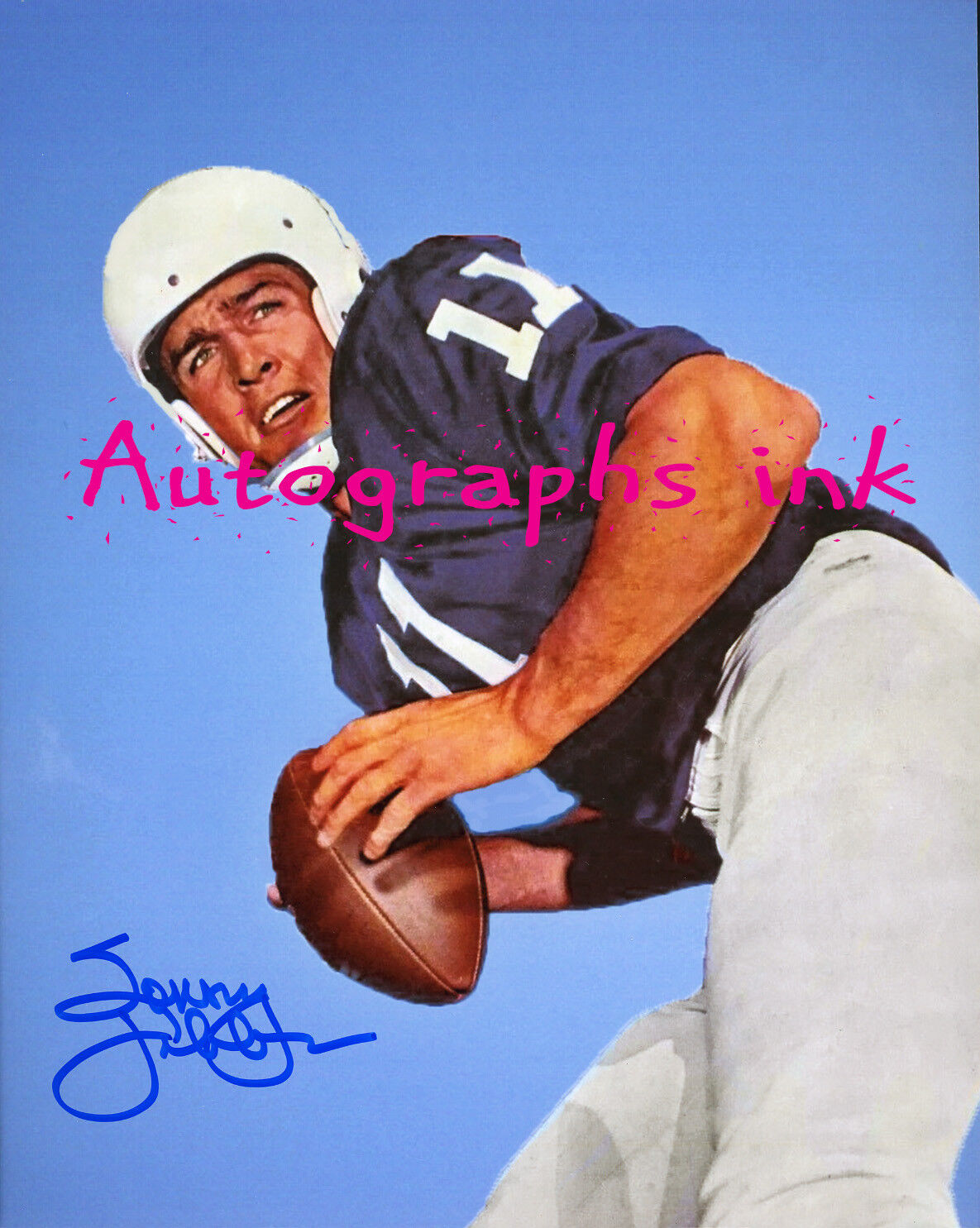 Sonny Gibbs autographed 8x10 Dallas Cowboys TCU In Person RARE #1