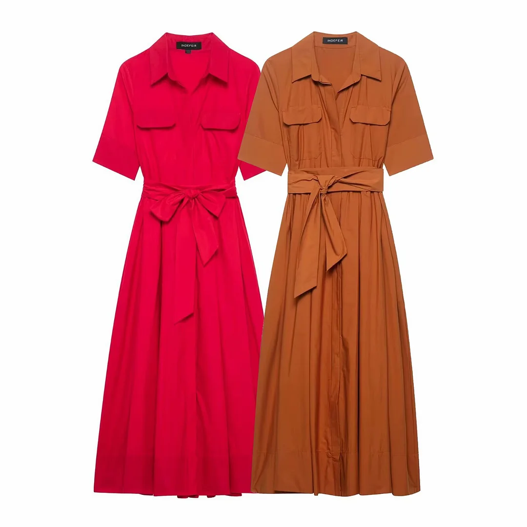 Nigikala Nigikala Spring New Temperament French Style Thin Temperament Goddess Fan Shirt Skirt 2640360