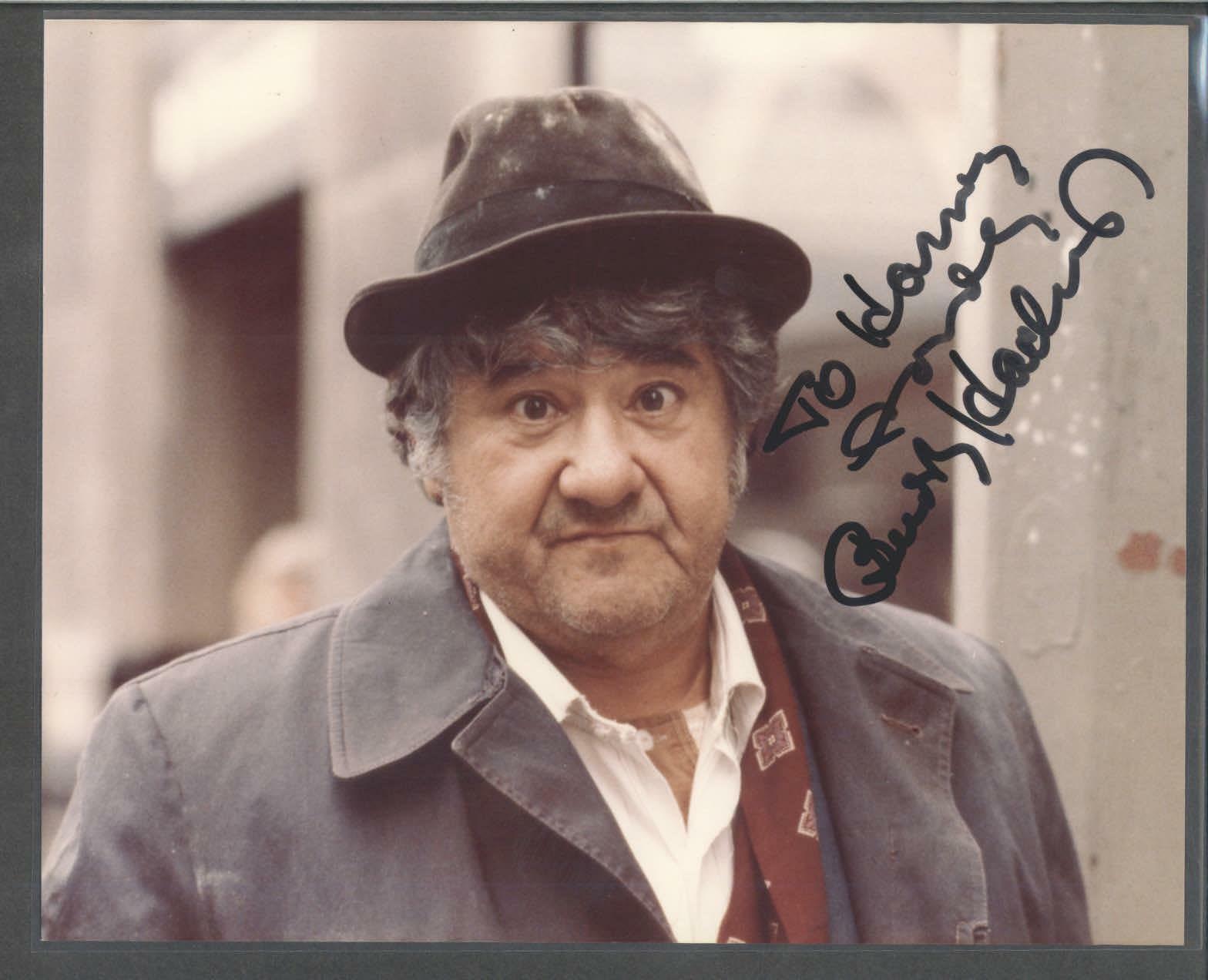 Buddy Hackett - Signed Autograph Color 8x10 Photo Poster painting - The Love Bug