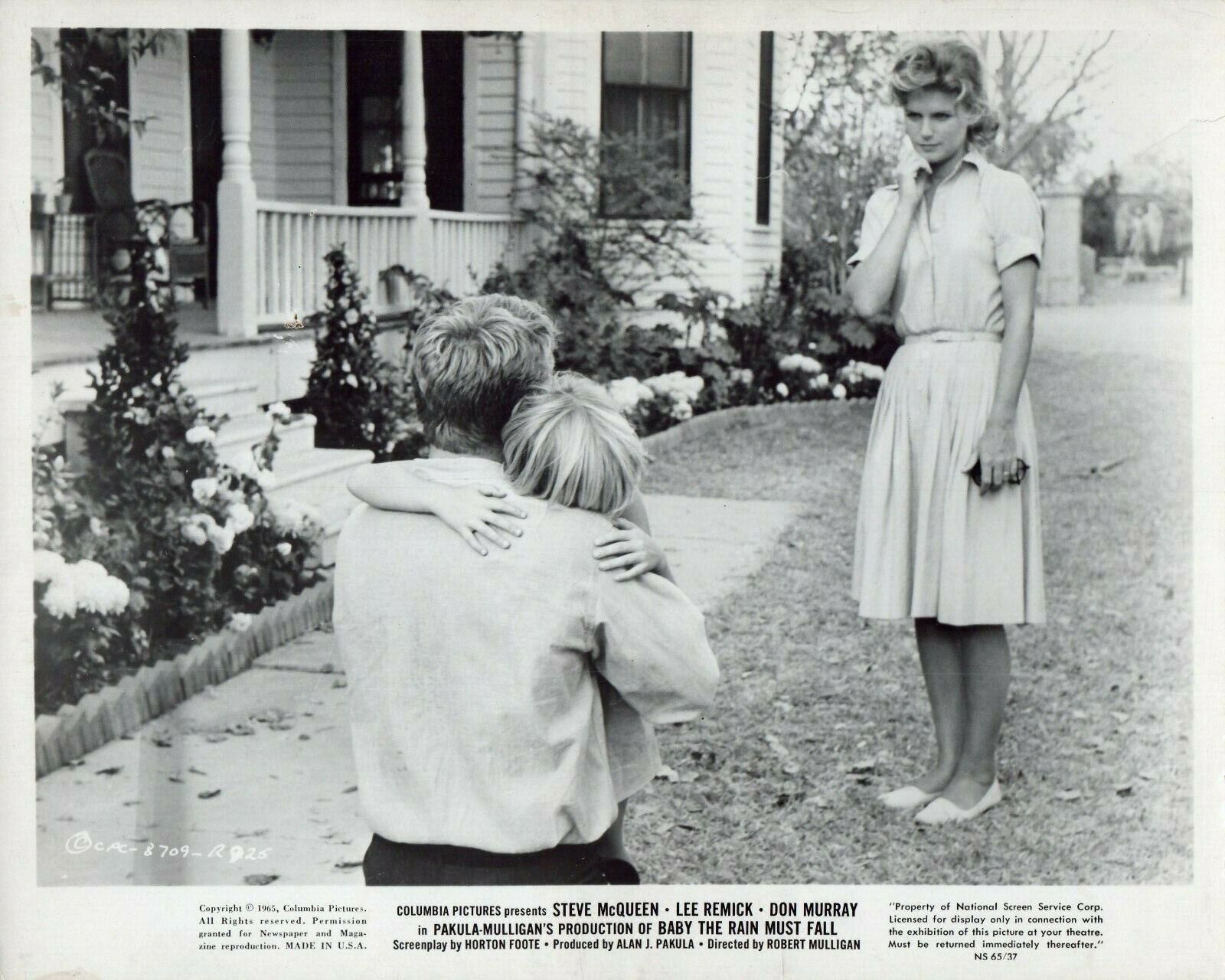 STEVE MCQUEEN LEE REMICK 1965 Movie Vintage 8x10 Photo Poster painting BABY THE RAIN MUST FALL