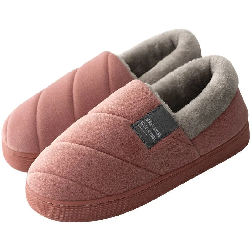 Plush Indoor Slippers Women Bedroom Non-slip Women Shoes Soft Warm Slippers Fashion Funny Gift Cute Home Winter Slippers
