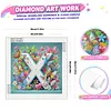 Butterfly Flower X 5D Partial Drill DIY Diamond Painting Kit 30*30cm